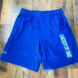 IMG ACADEMY MENS Under Armour Blue Men's Shorts L NEW